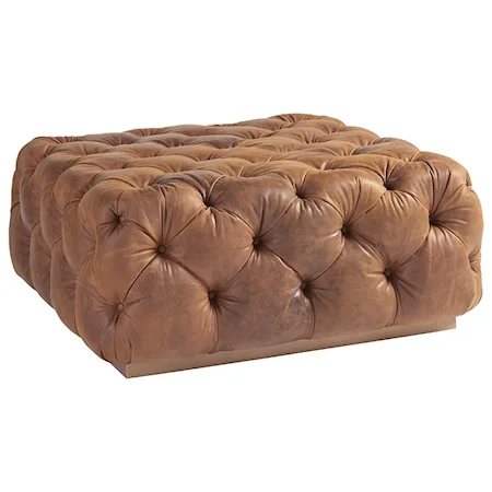 Laurel Cocktail Ottoman with Button Tufting